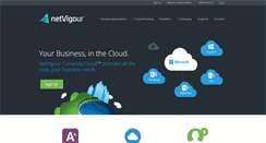 Desktop Screenshot of netvigour.com